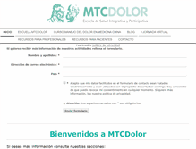 Tablet Screenshot of mtcdolor.com